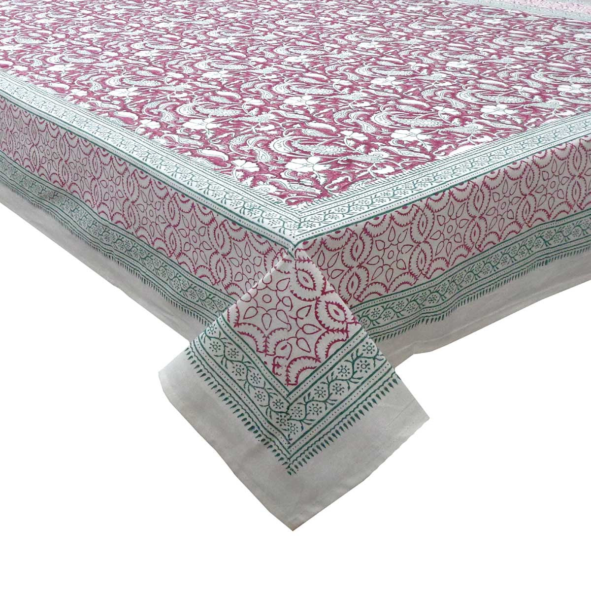 10 Seater Tablecloth 180x270 cms | Paisley Rose Vine 504851