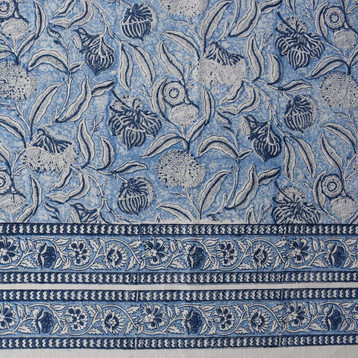 12 Seater Tablecloth ‚Äì 180x340 cms | Meadow Song Blue 202513