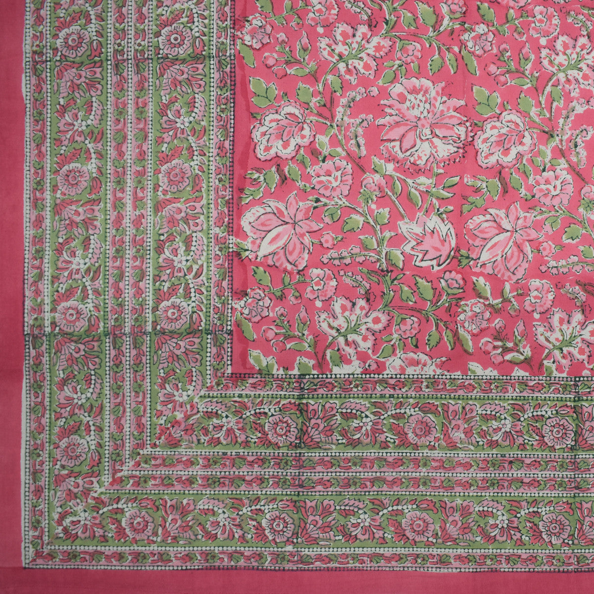 12 Seater Tablecloth ‚Äì 180x340 cms | Mohini Pink 202516