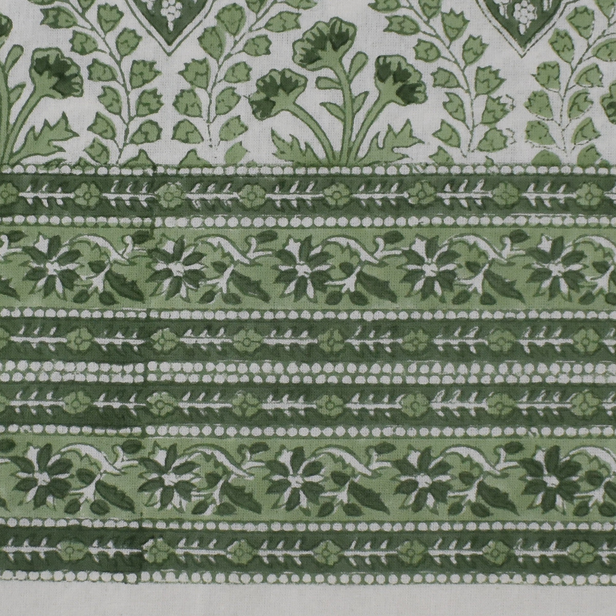 12 Seater Tablecloth ‚Äì 180x340 cms | Trellis Shale Green 202517