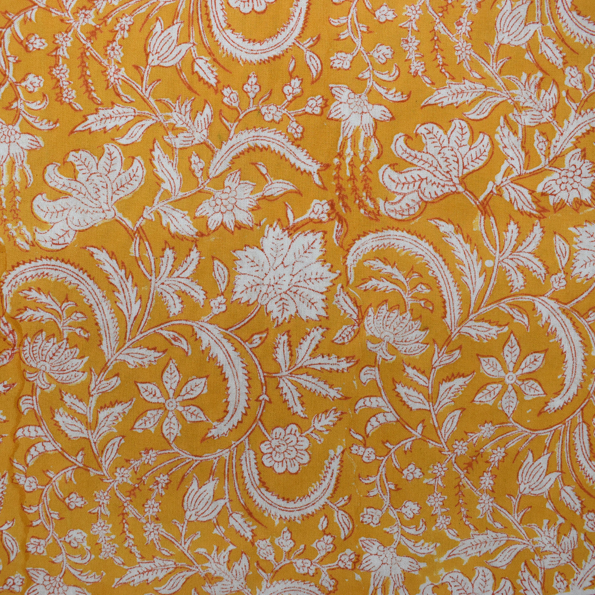 12 Seater Tablecloth ‚Äì 180x340 cms | Wild Flower Mustard 202401