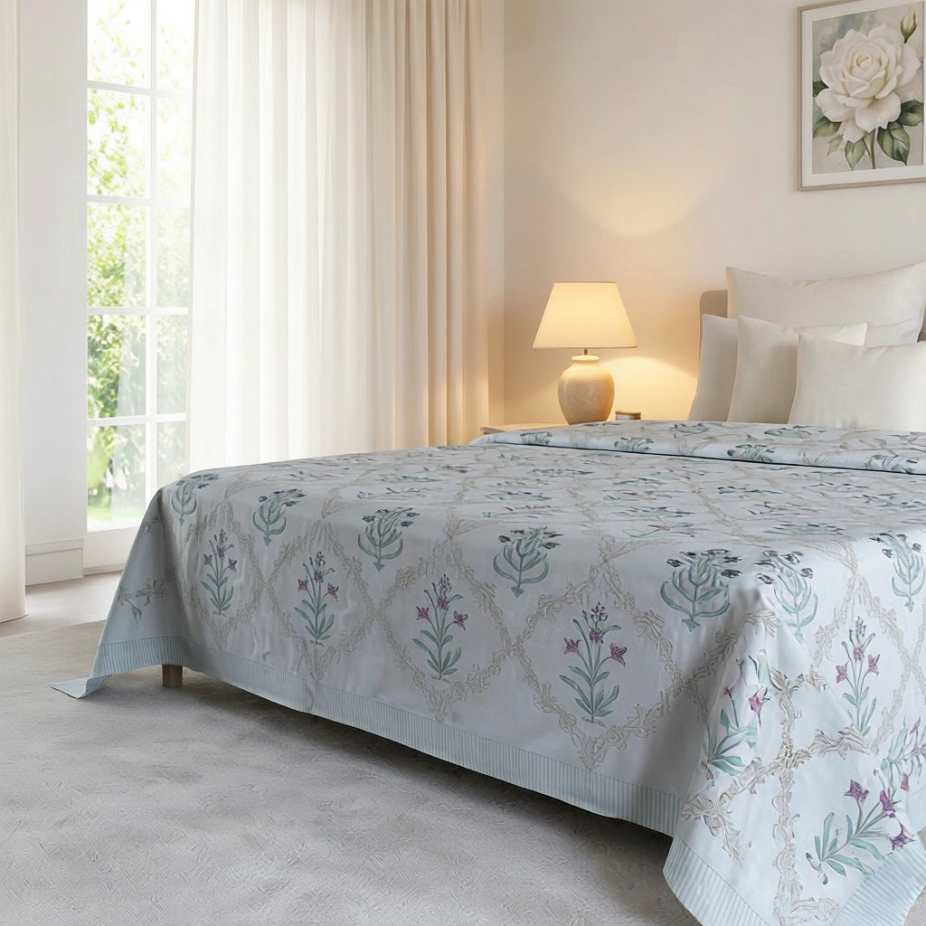 Summer Cooling Bed Sheets with 2 Pillow Cases