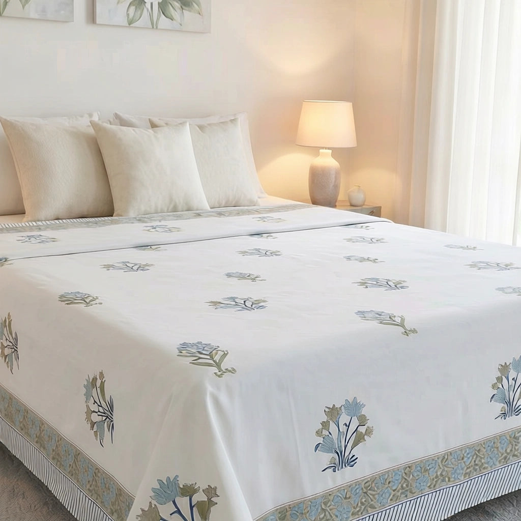 108 X 108 Inch Percale Cotton Bedspread  | 200802