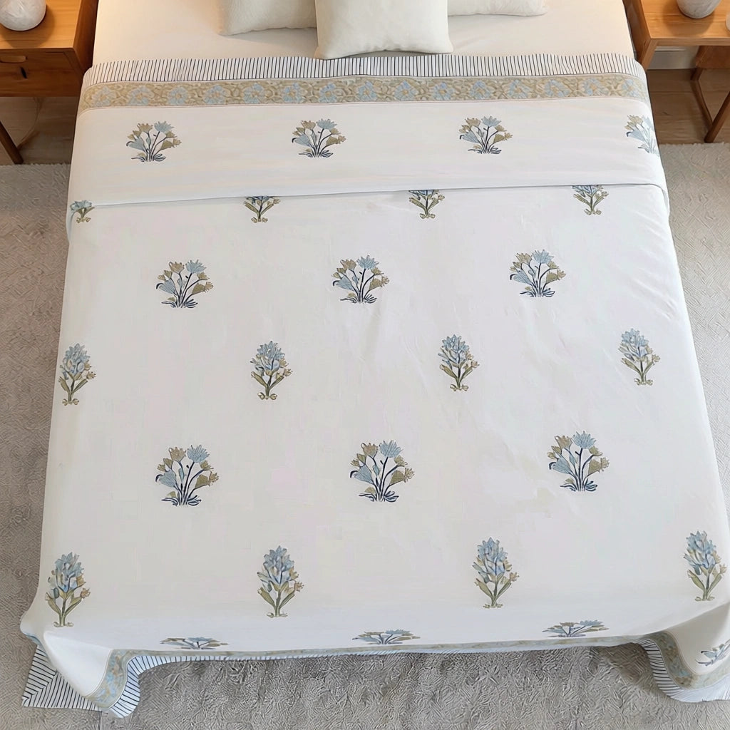 108 X 108 Inch Percale Cotton Bedspread  | 200802