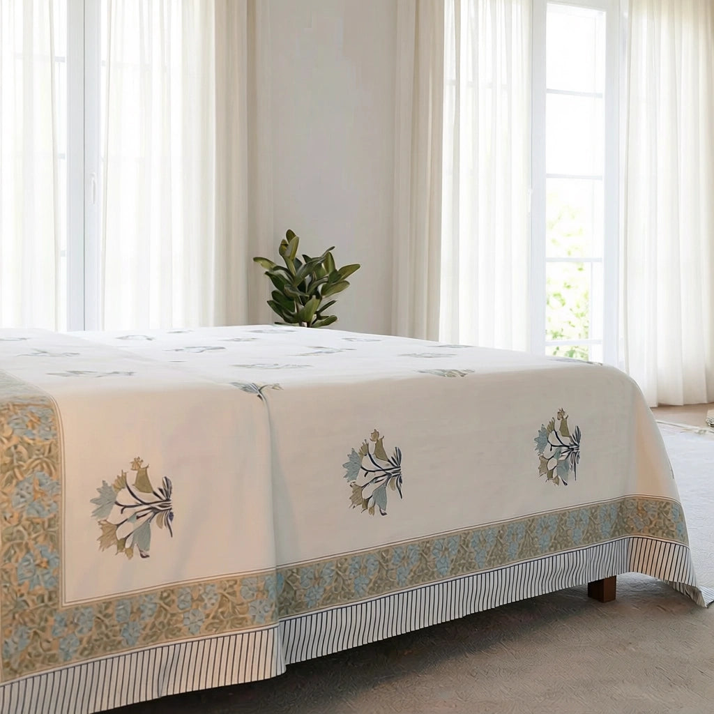 108 X 108 Inch Percale Cotton Bedspread  | 200802