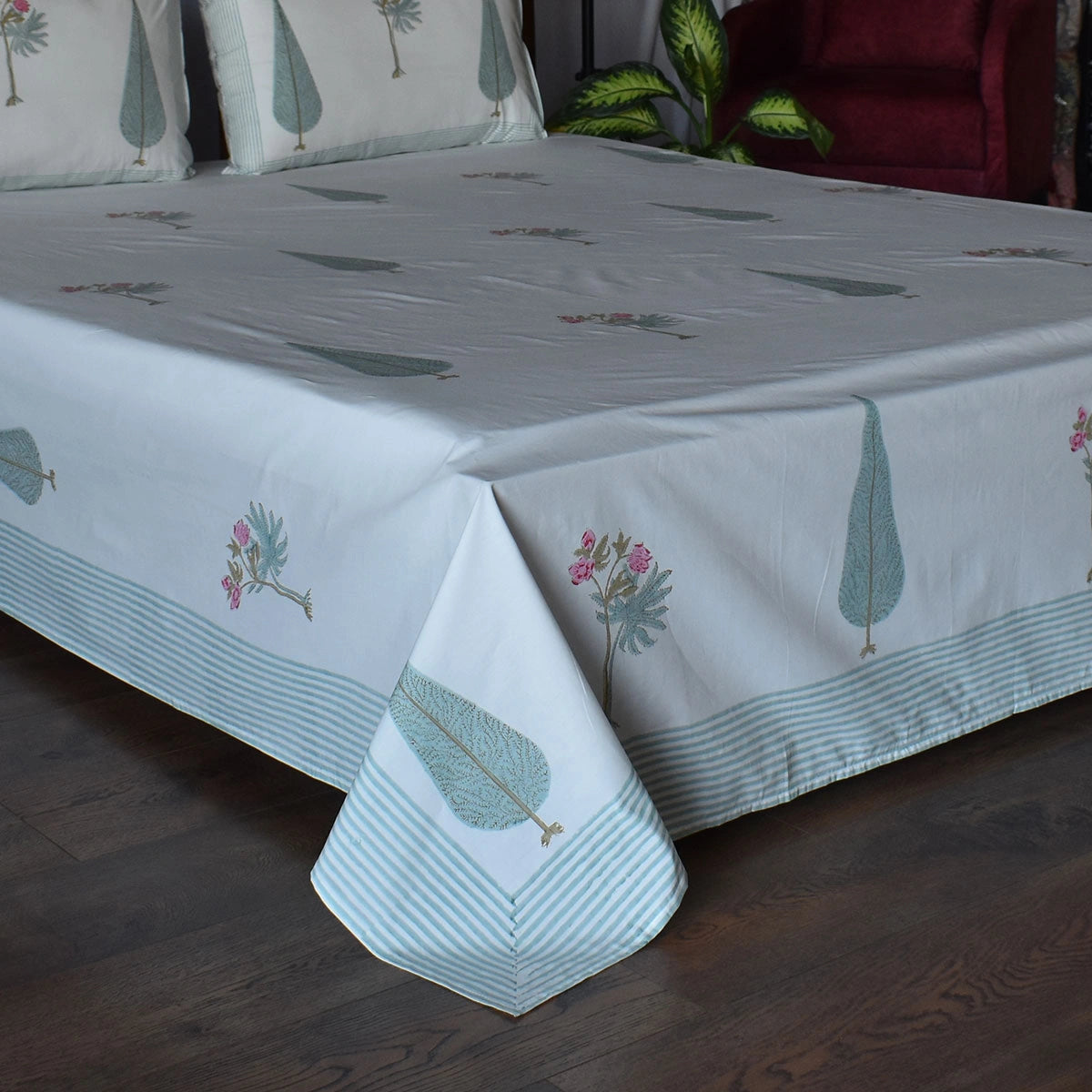 Fine Percale Cotton King Bedding Set  | 200805
