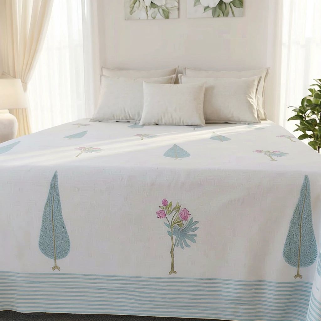 Fine Percale Cotton King Bedding Set  | 200805