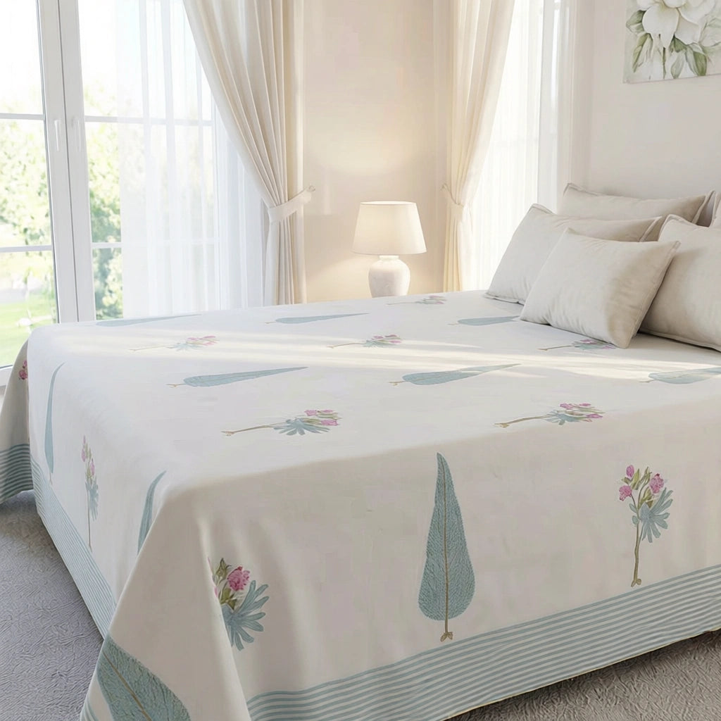 Fine Percale Cotton King Bedding Set  | 200805