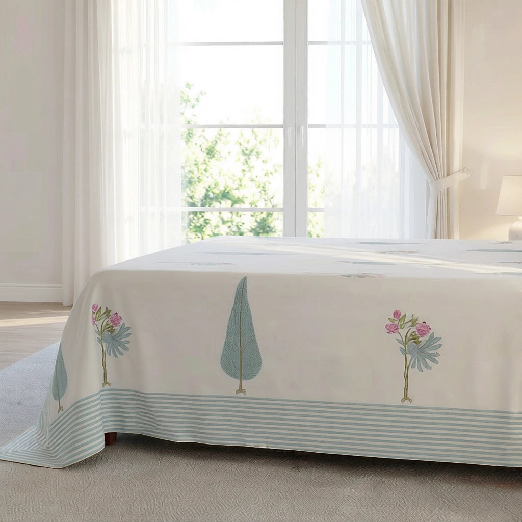 Fine Percale Cotton King Bedding Set  | 200805