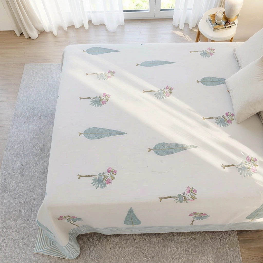 Fine Percale Cotton King Bedding Set  | 200805