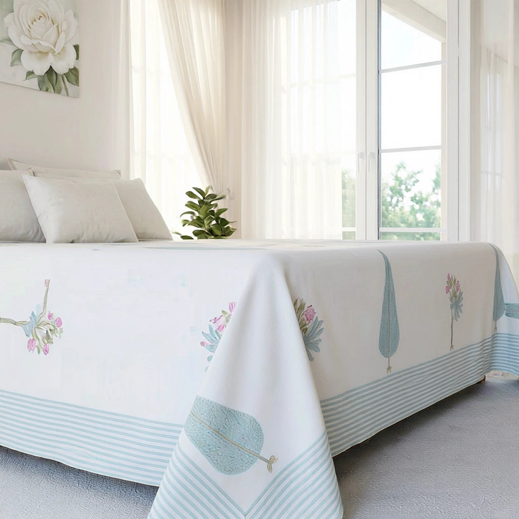 Fine Percale Cotton King Bedding Set  | 200805