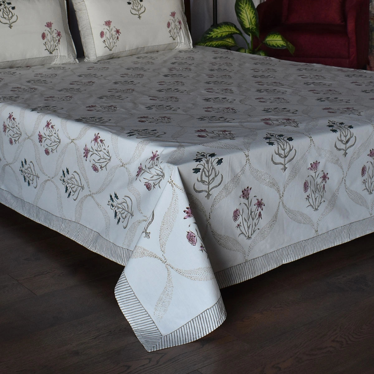 Jaipuri Hand Block King Design  | 200838