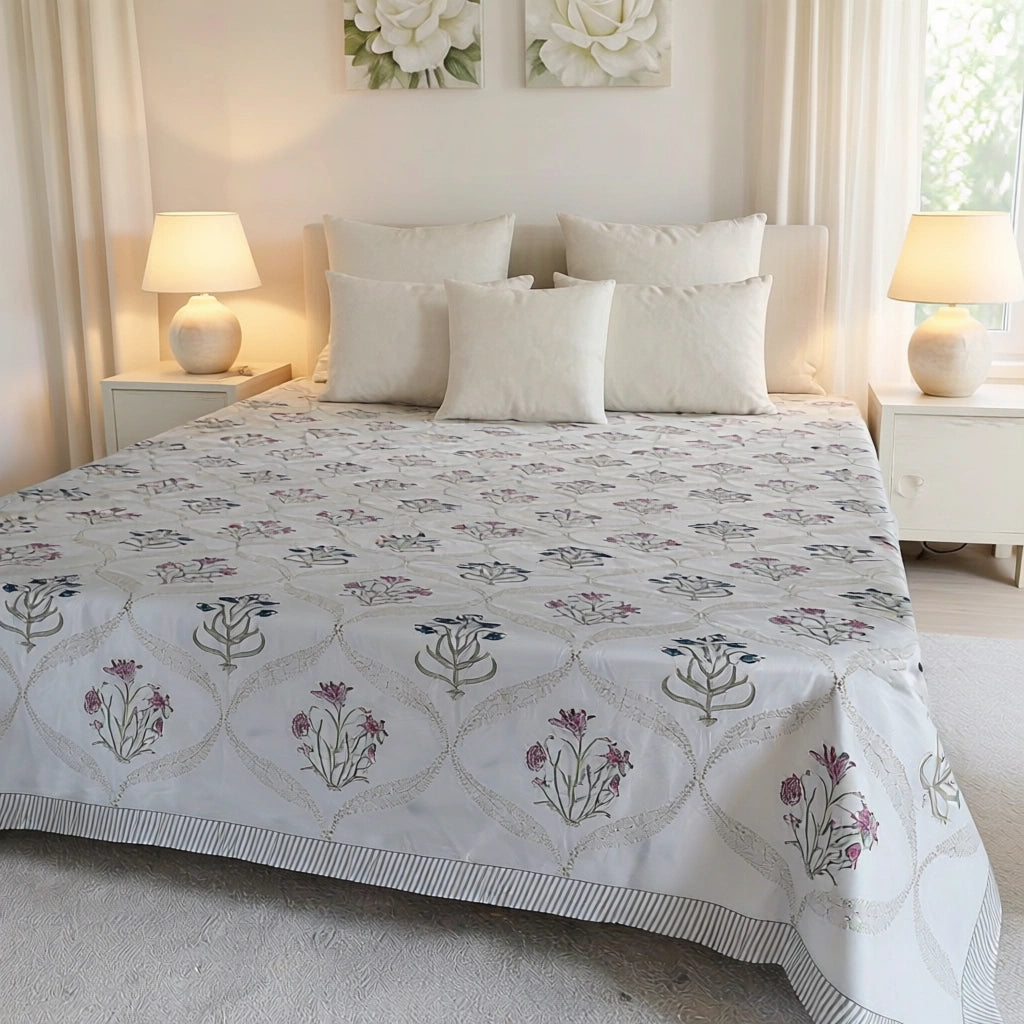 Jaipuri Hand Block King Design  | 200838