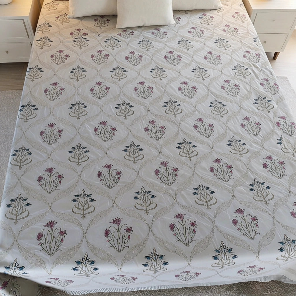 Jaipuri Hand Block King Design  | 200838