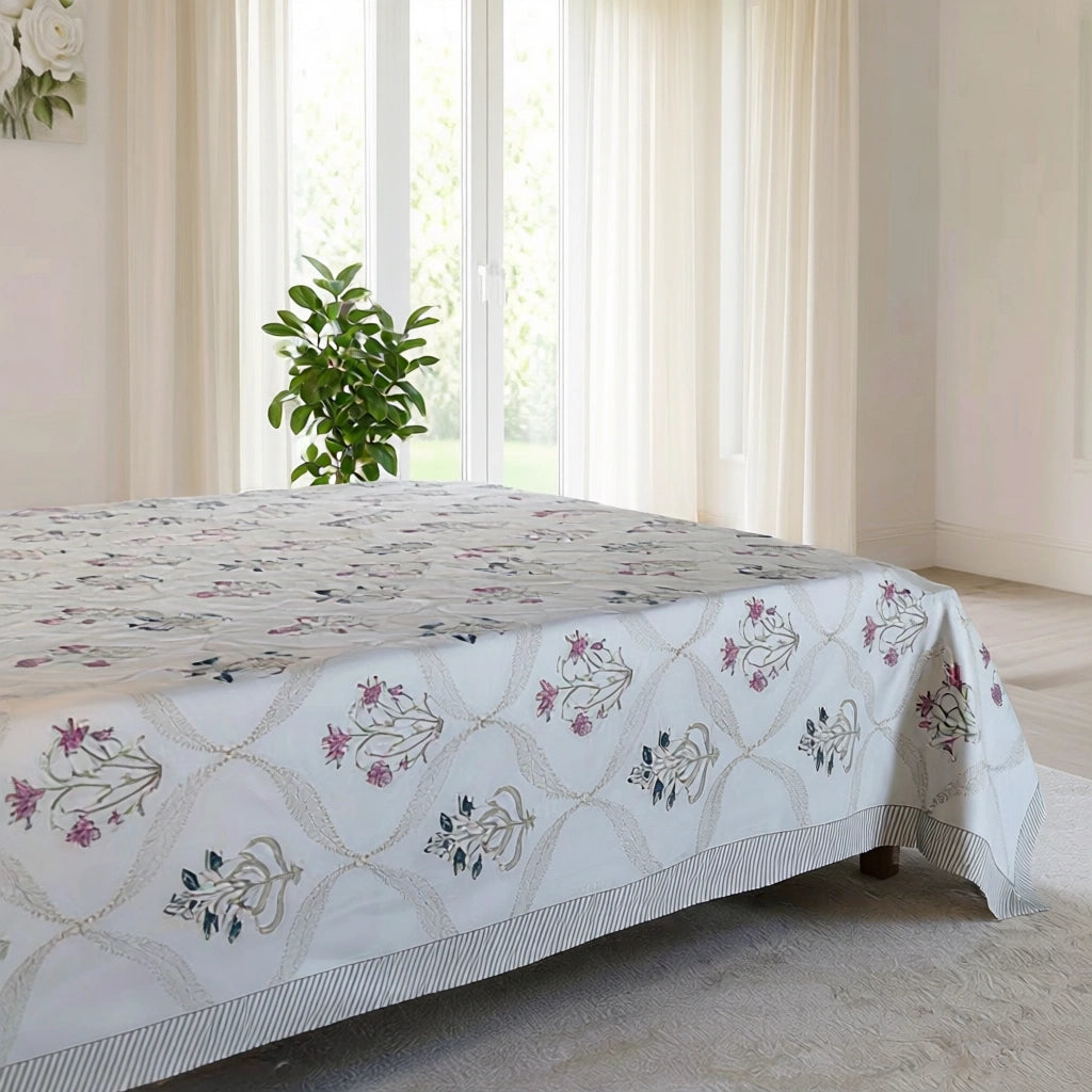 Jaipuri Hand Block King Design  | 200838