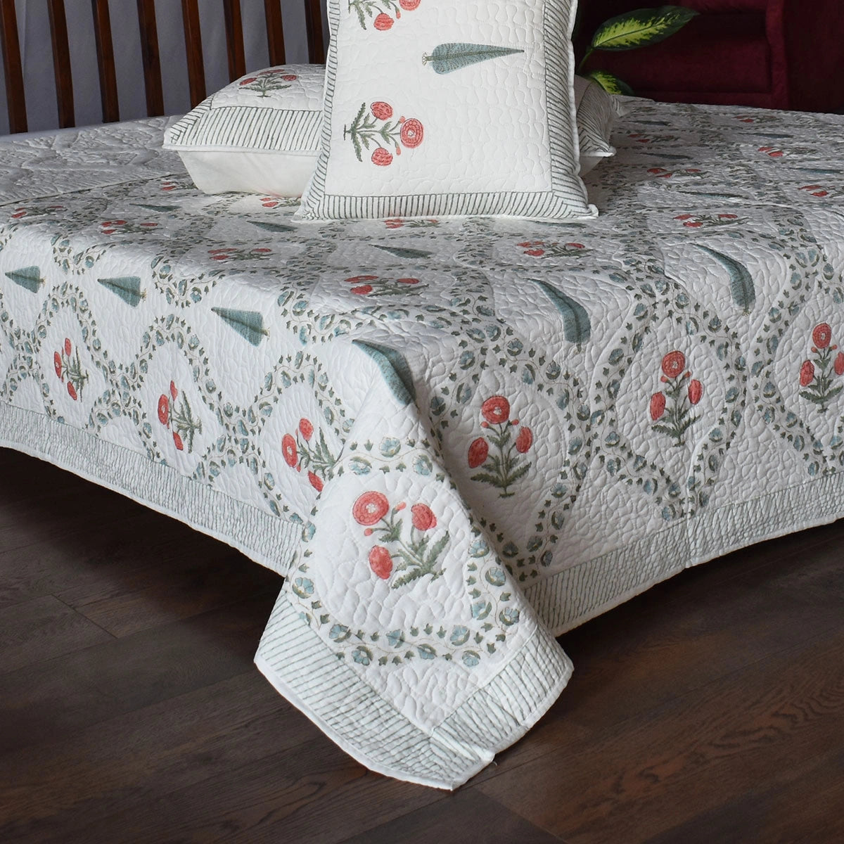 Queen Size Cotton Bedspread | 202419
