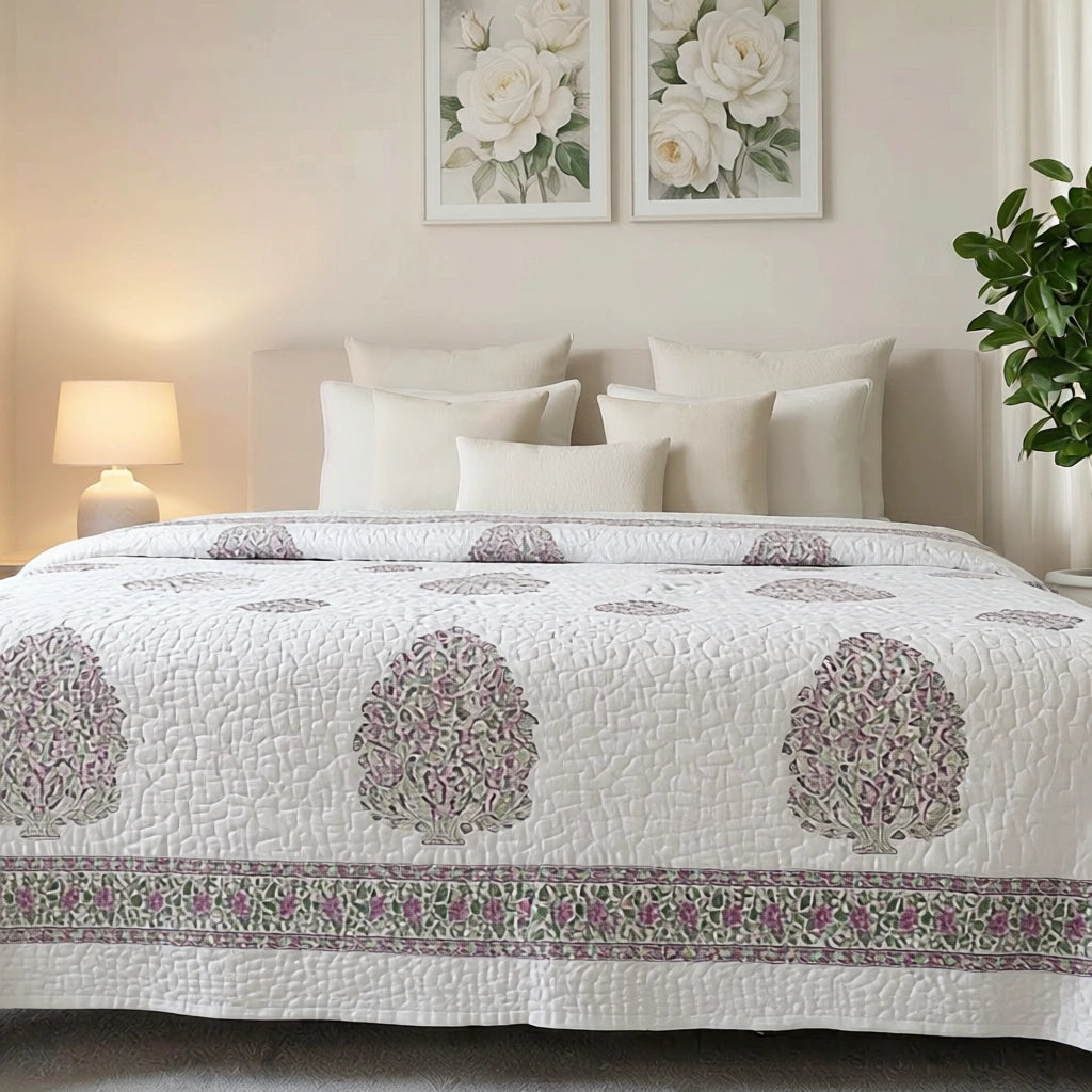 Cotton Quilted Bedspread Queen | 202424