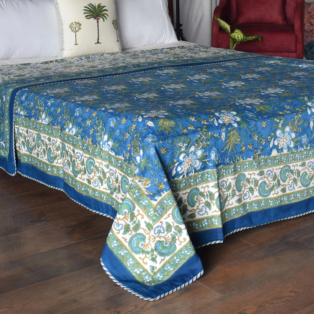 Hand Block Printed Double Dohar 260809