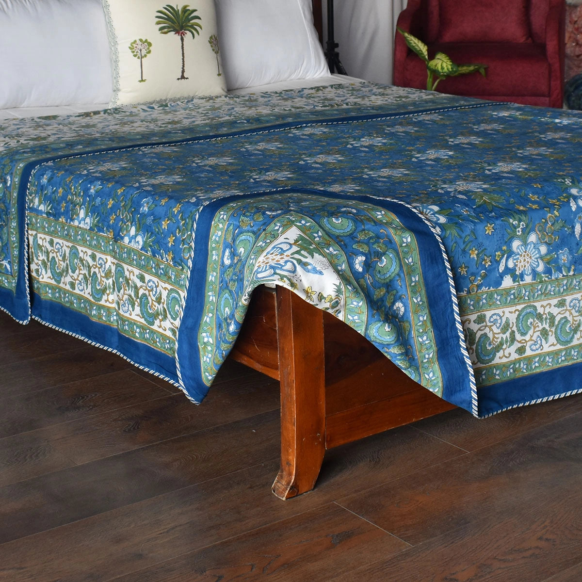 Hand Block Printed Double Dohar 260809