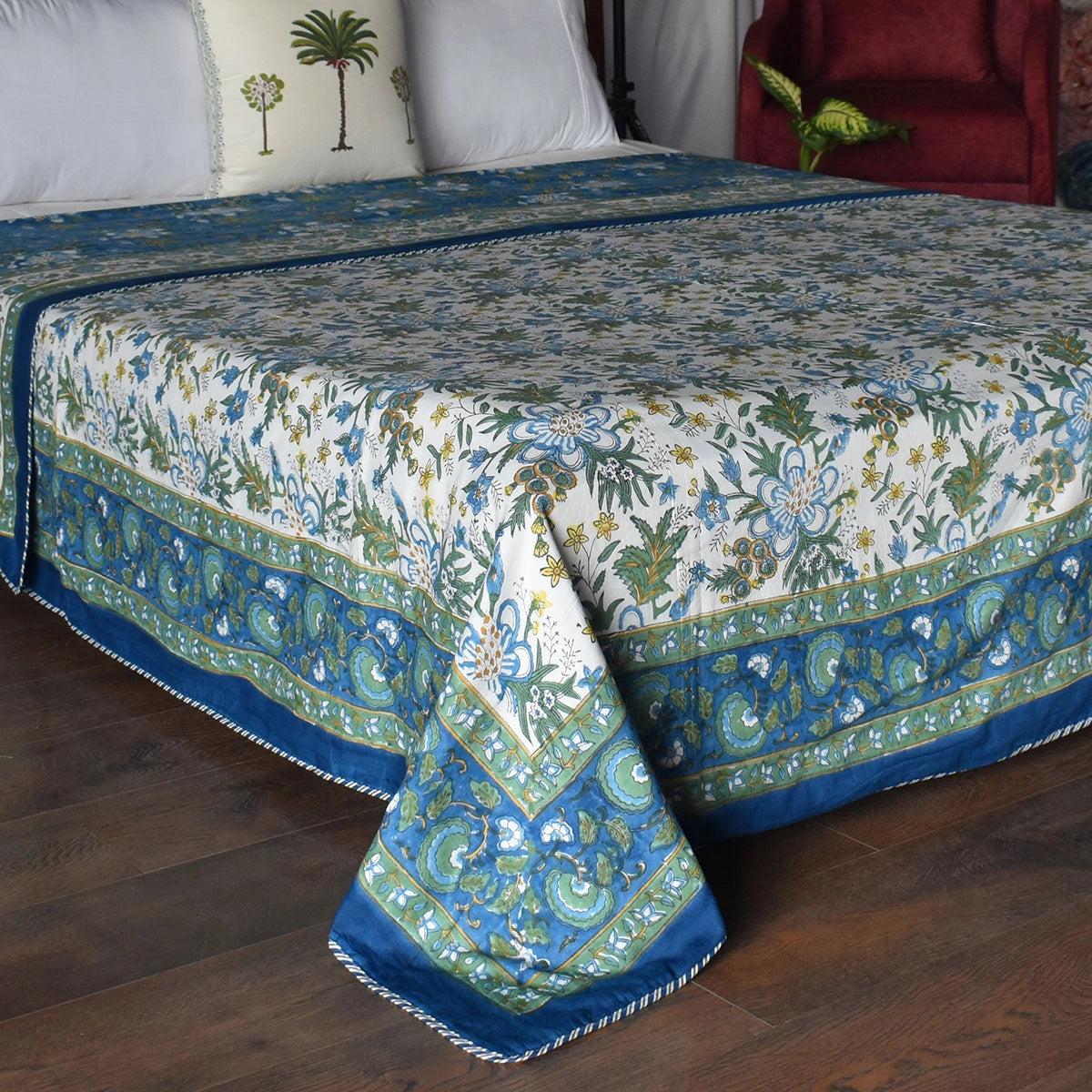 Hand Block Printed Double Dohar 260809