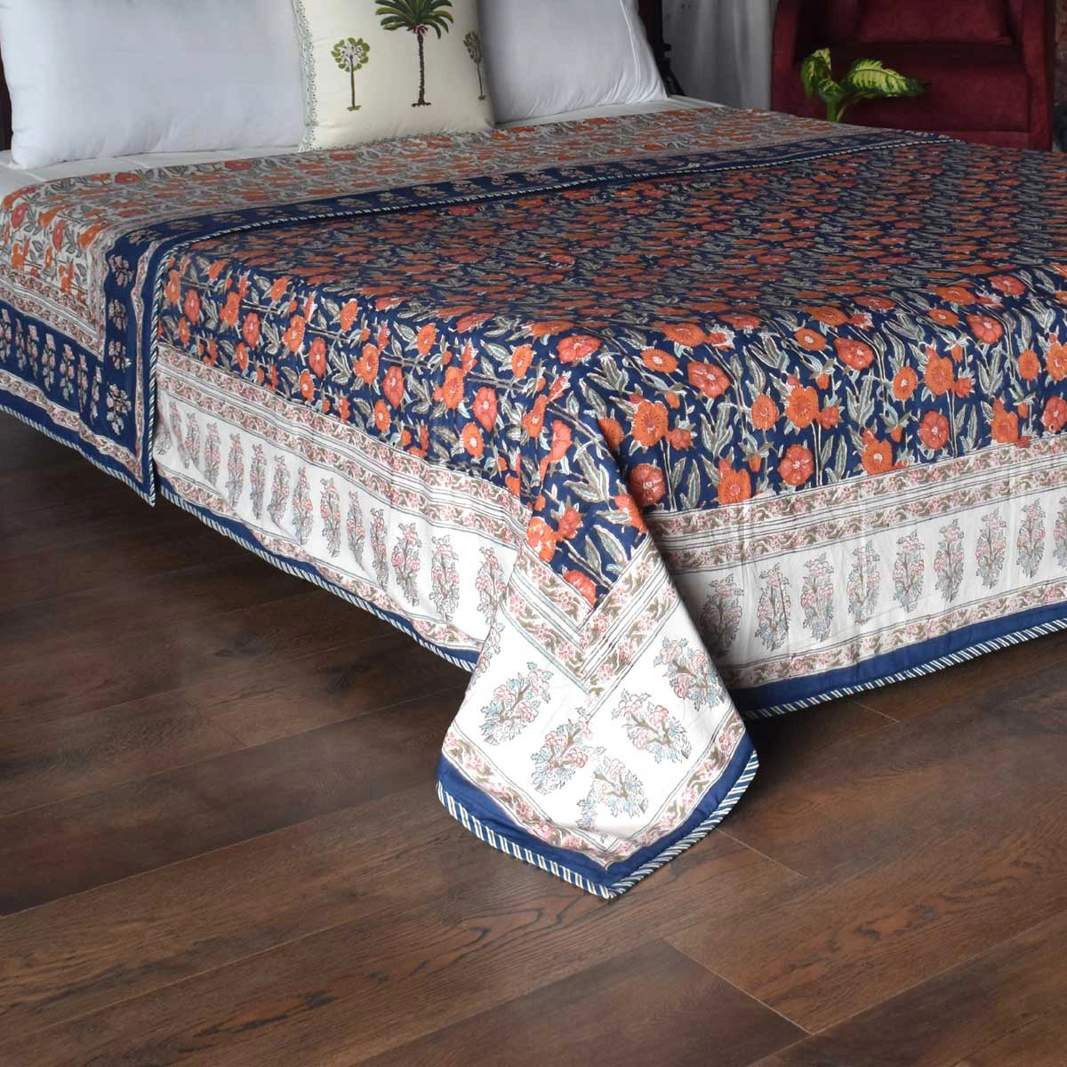 Floral Print Double Dohar | 20260810