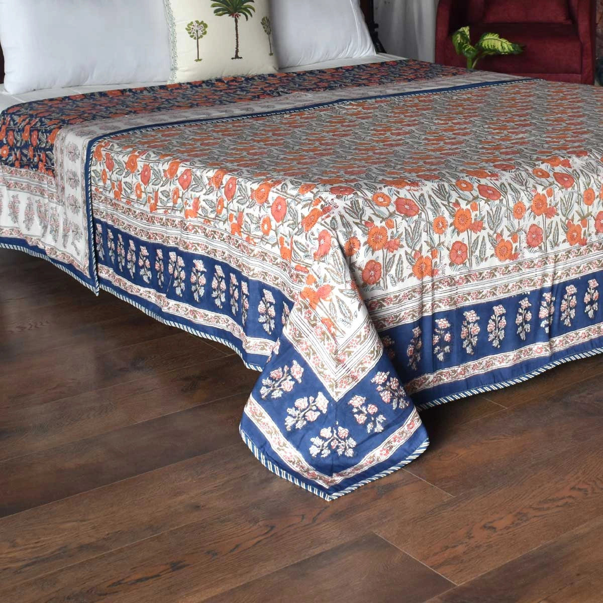 Floral Print Double Dohar | 20260810