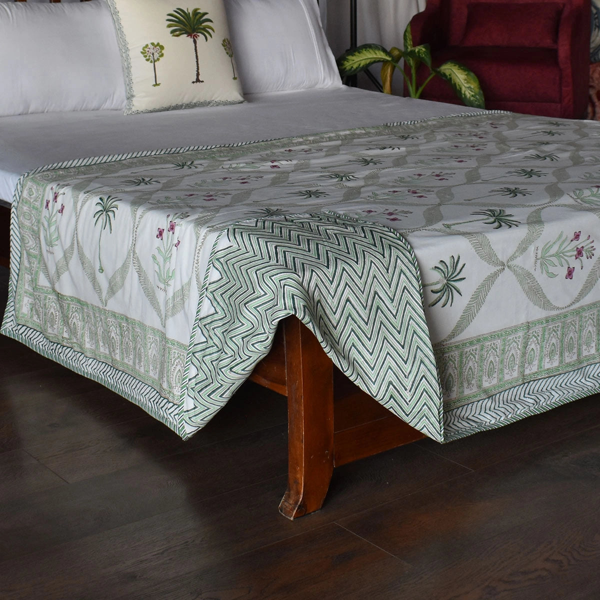 Jaipuri Hand Block Printed Single Dohar | 260522