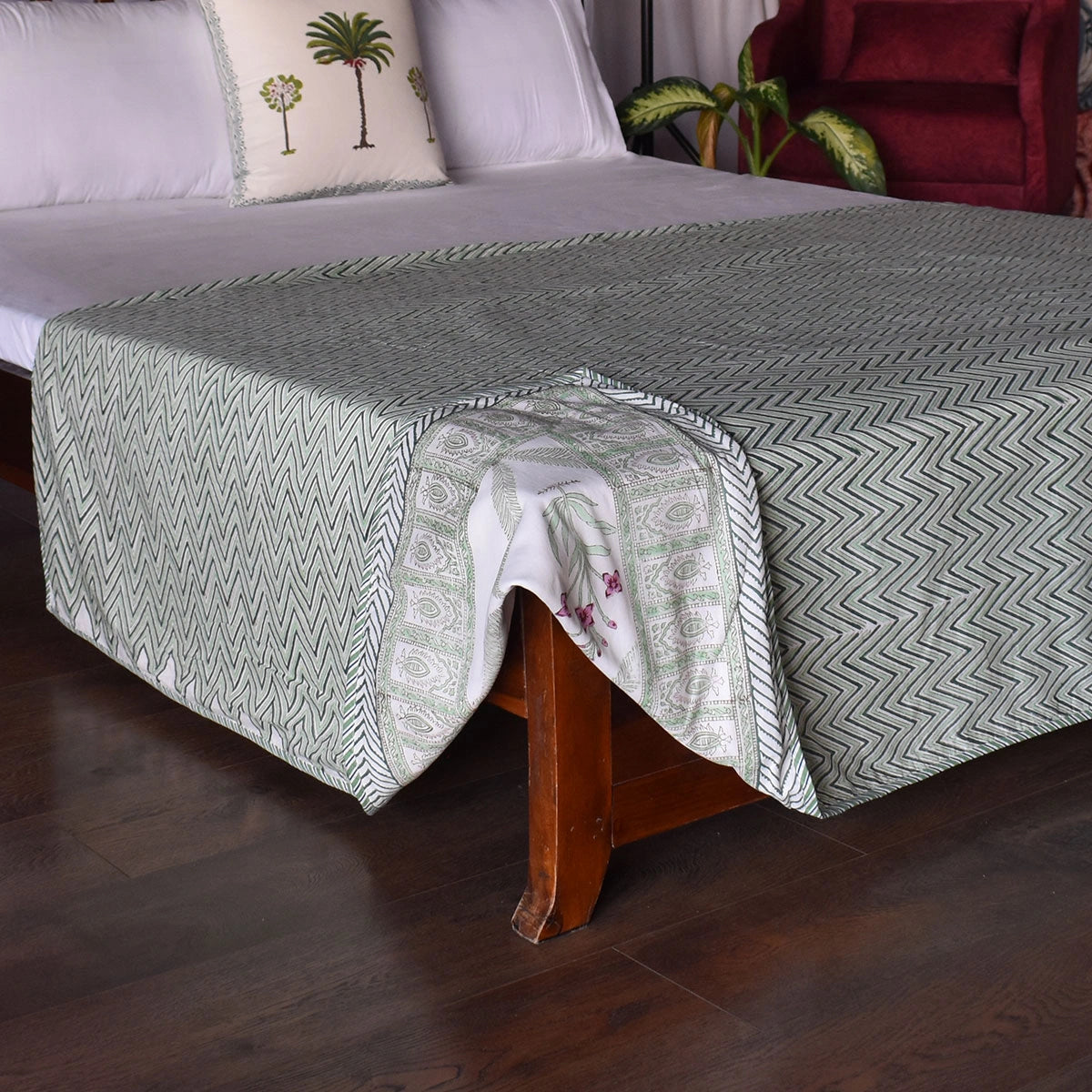 Jaipuri Hand Block Printed Single Dohar | 260522