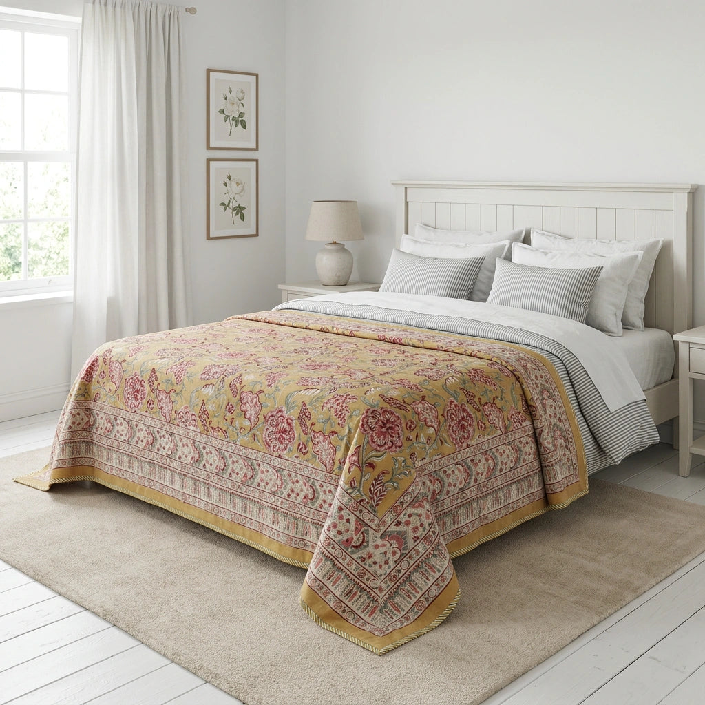 Mulmul Cotton Dohar Double Bed | 260606