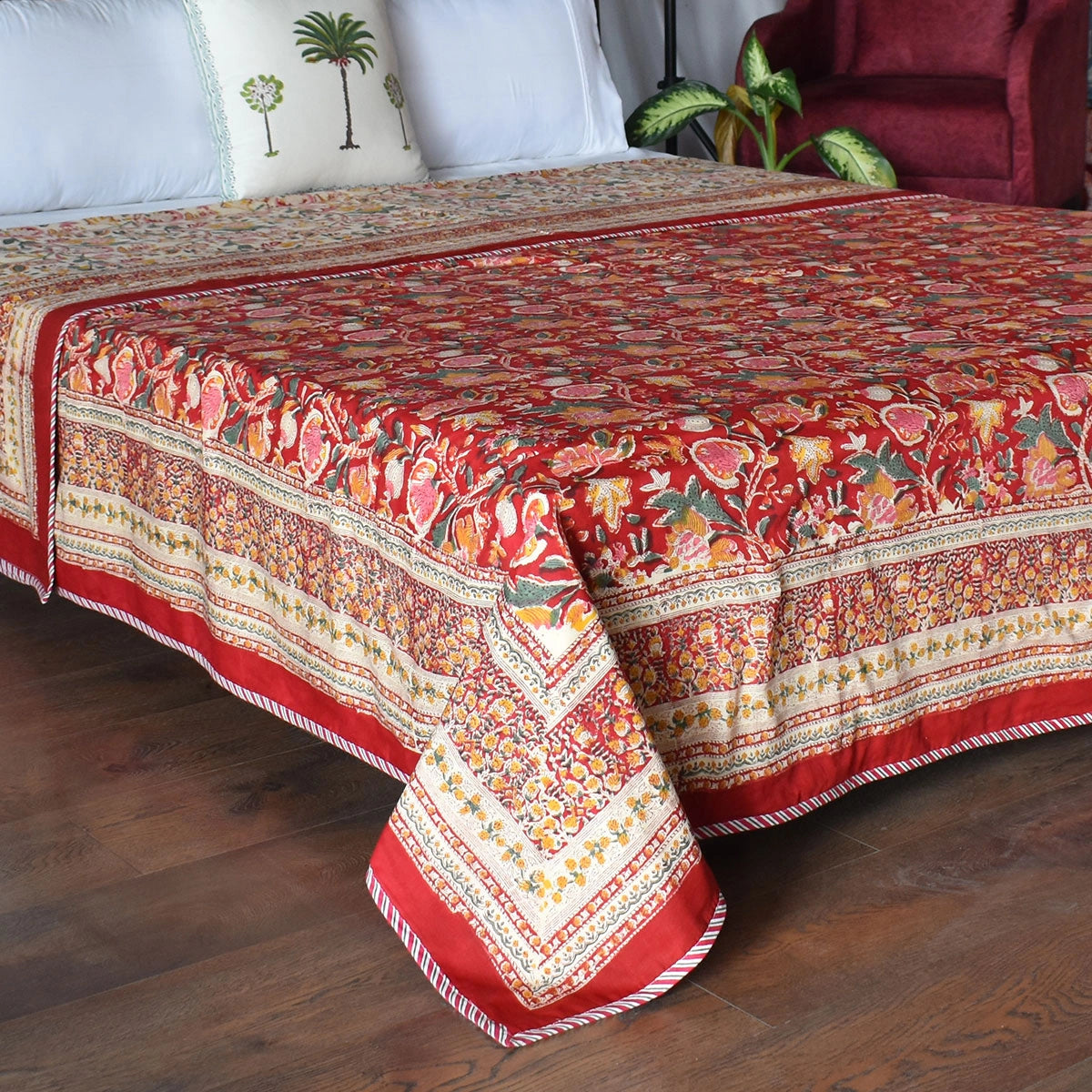 Jaipuri Dohar Double Bed  | 260608