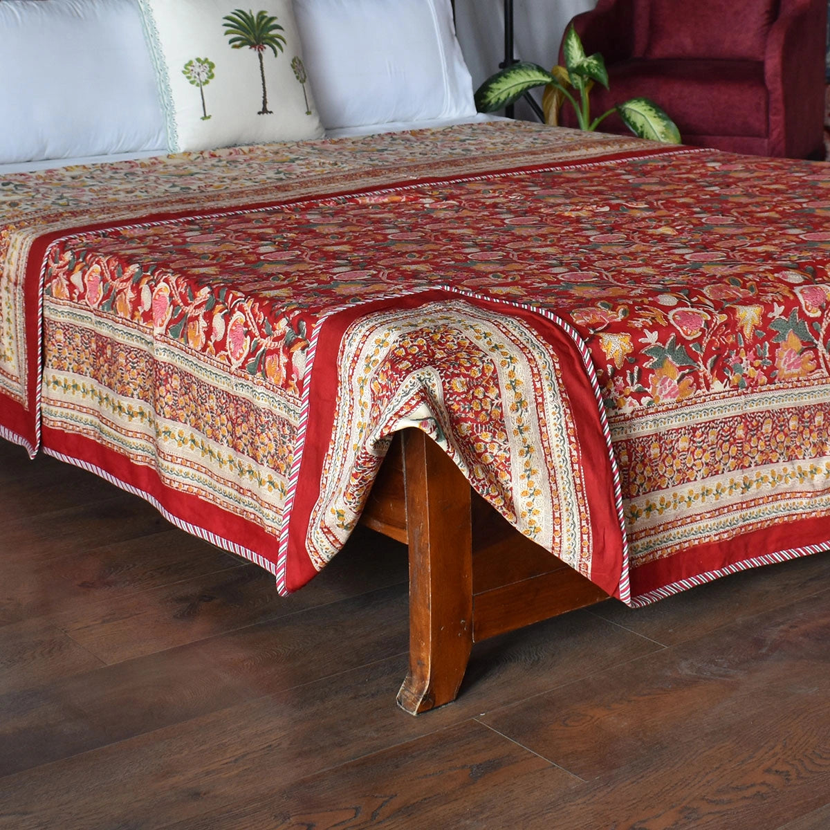 Jaipuri Dohar Double Bed  | 260608