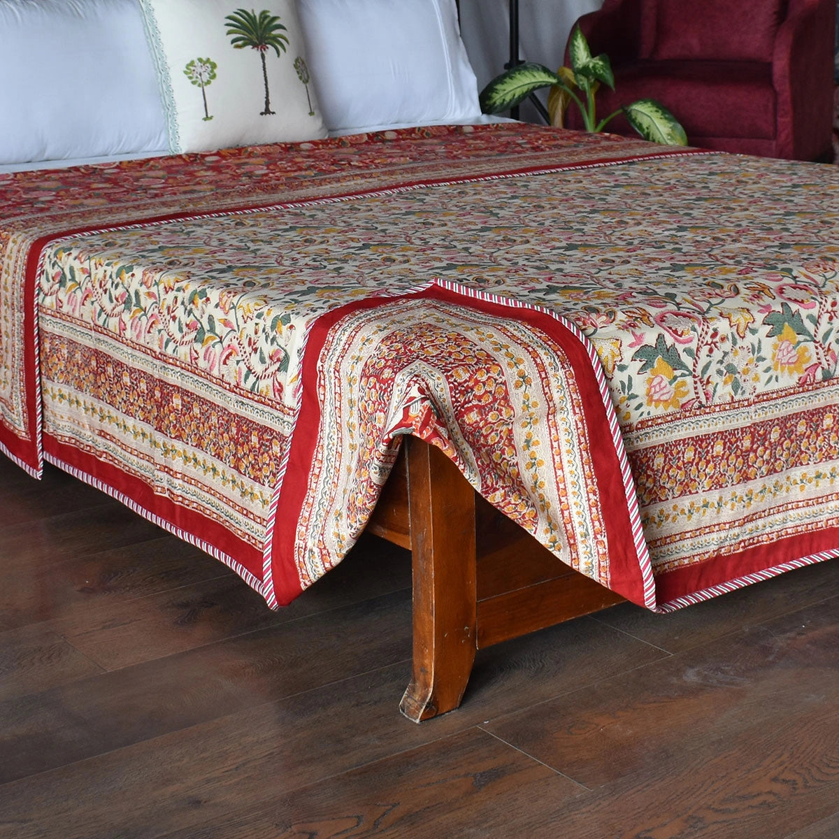 Jaipuri Dohar Double Bed  | 260608