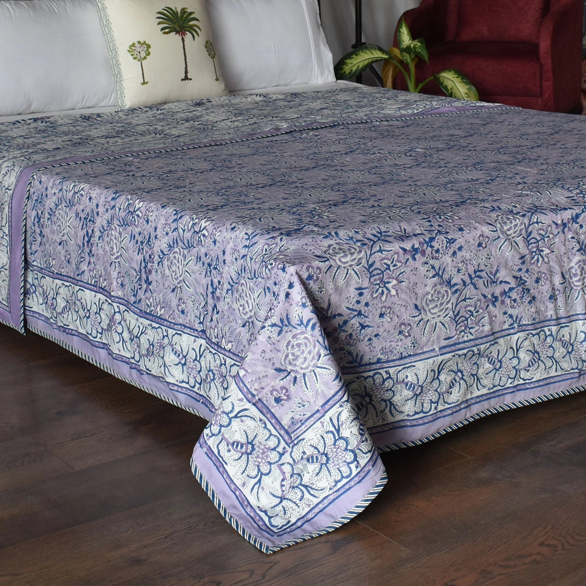 Hand Block Printed Double Dohar | 260609
