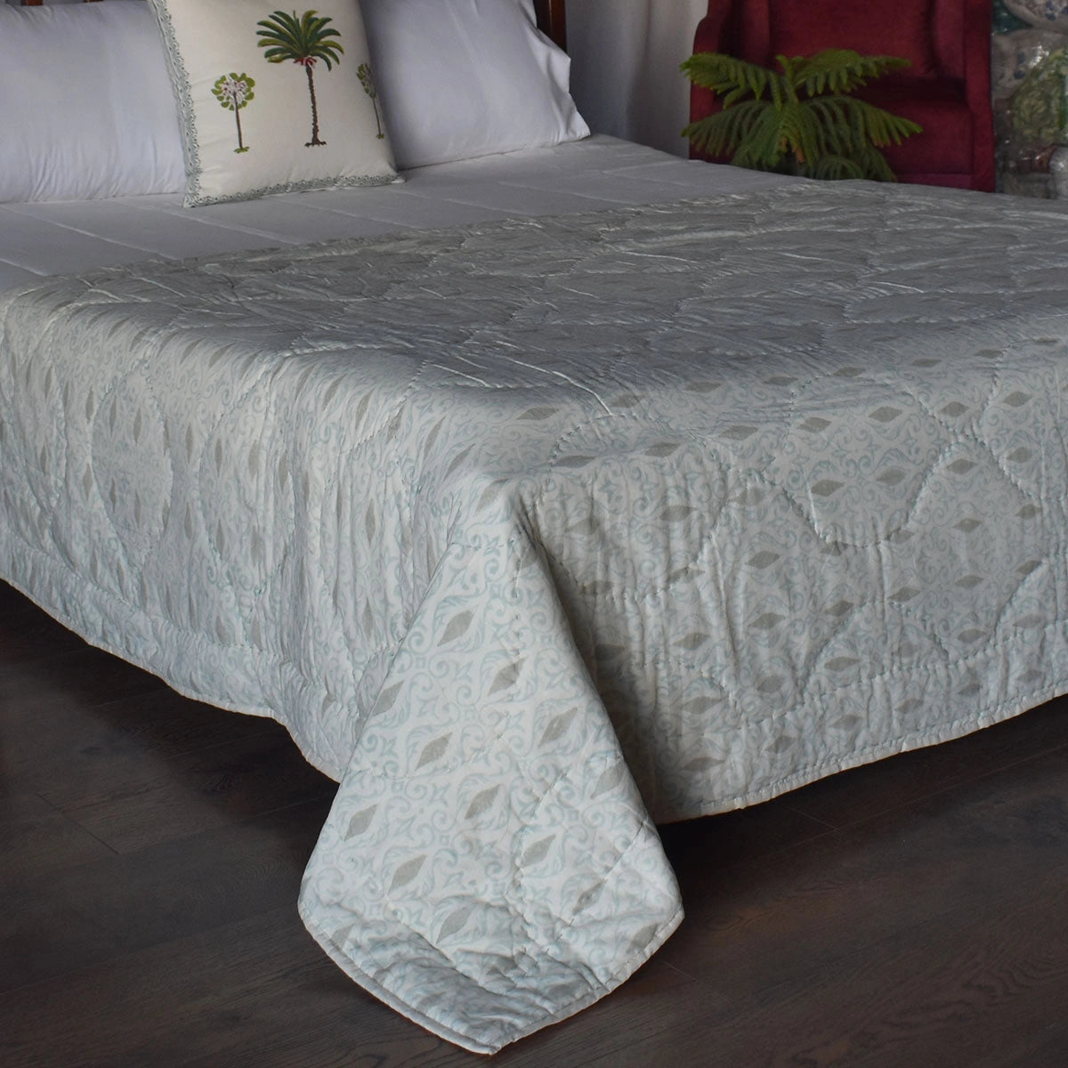 Hand Block Print Quilt Single