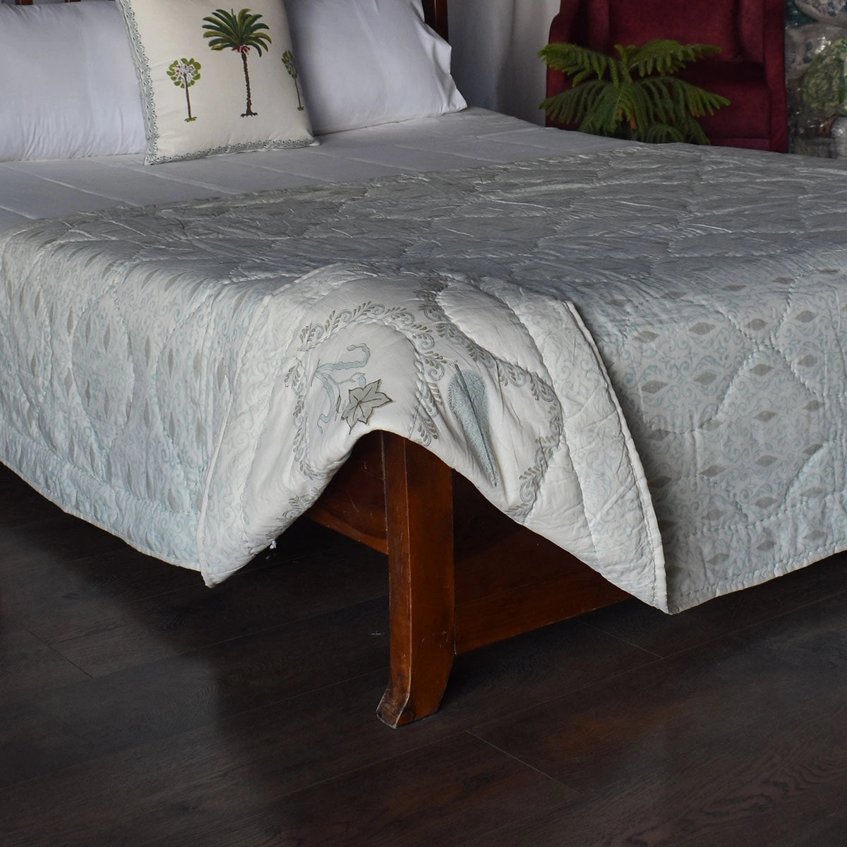 Hand Block Print Quilt Single
