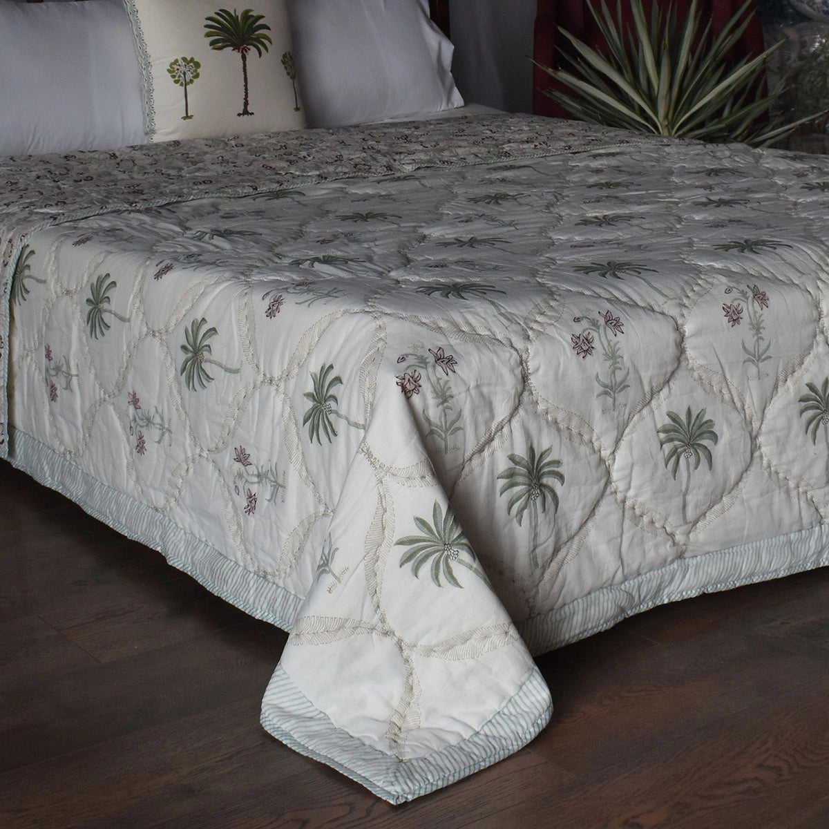 Reversible Printed Cotton Razai Double