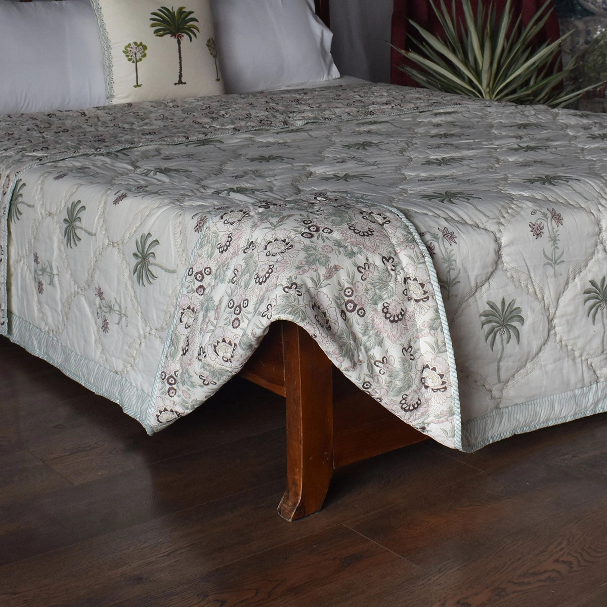 Reversible Printed Cotton Razai Double