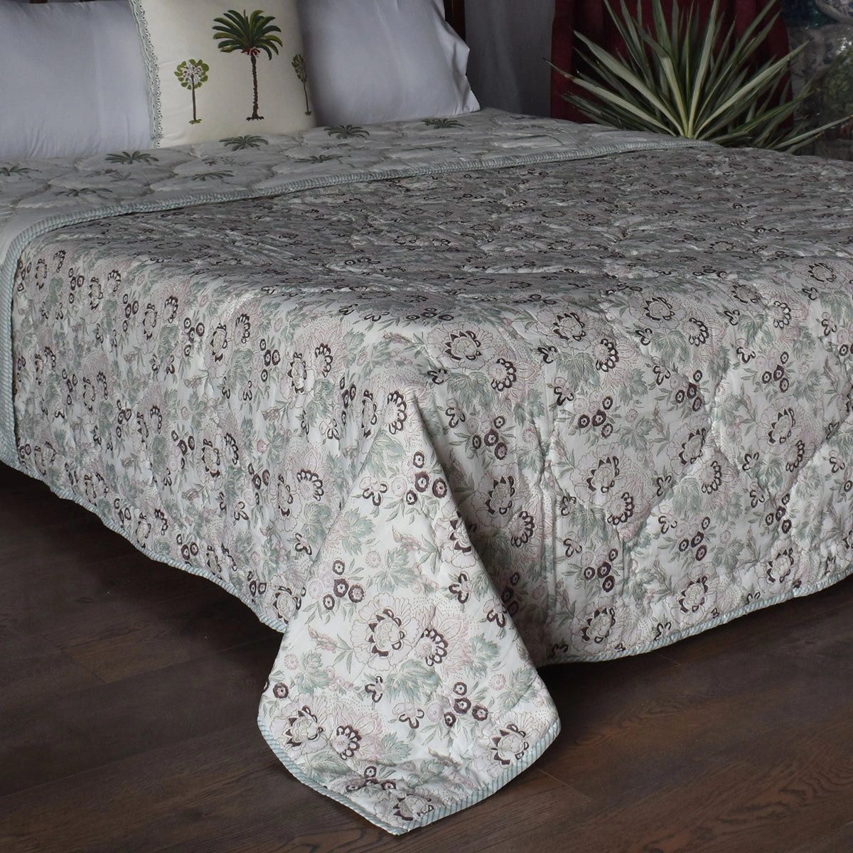 Reversible Printed Cotton Razai Double