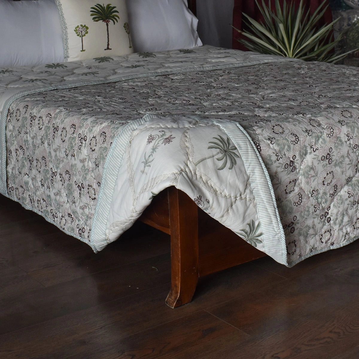 Reversible Printed Cotton Razai Double