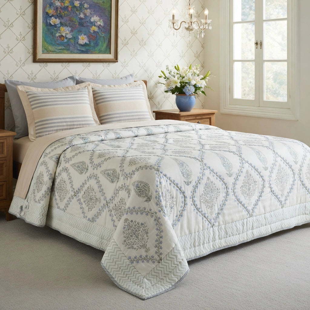 Jaipur Quilt For Double Bed