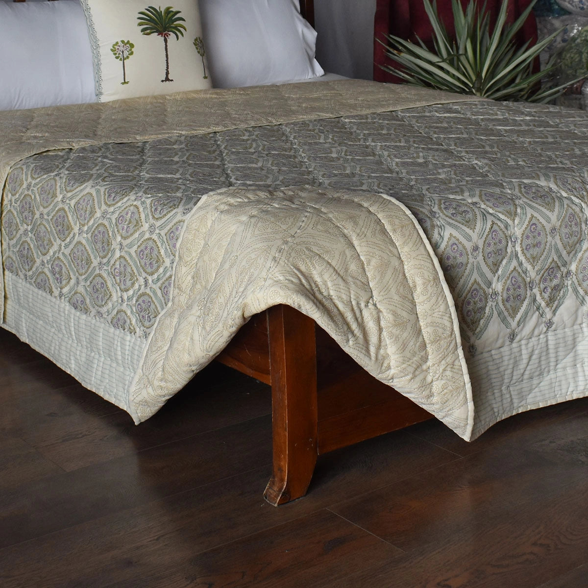 Eco-Friendly Natural Dyed Double Bedding