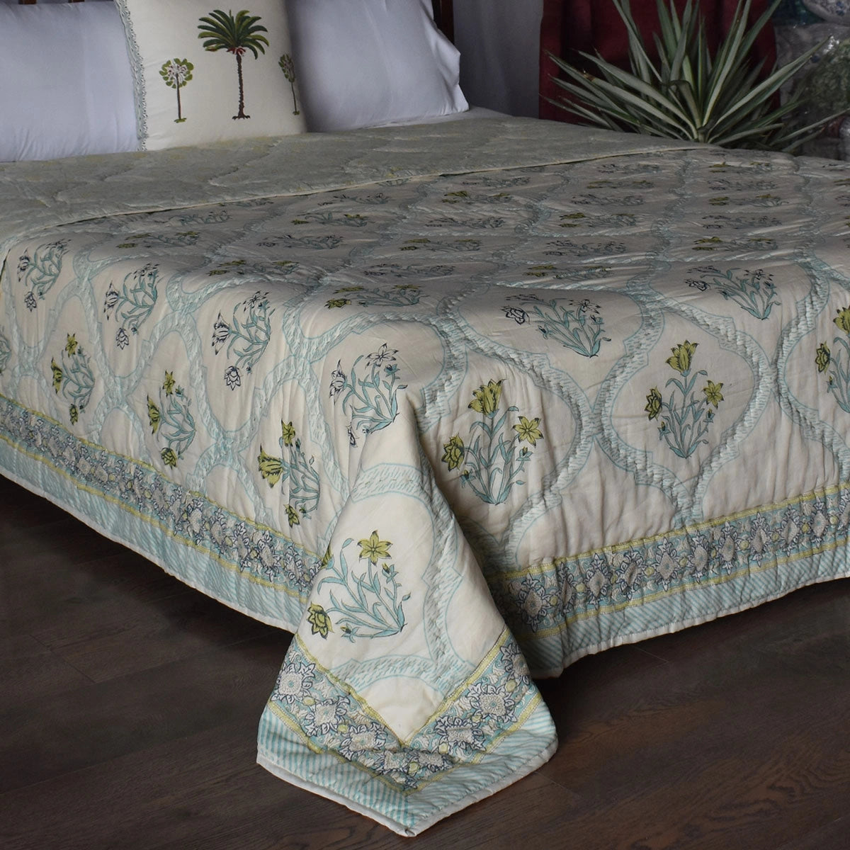 Reversible Printed Cotton Razai Double