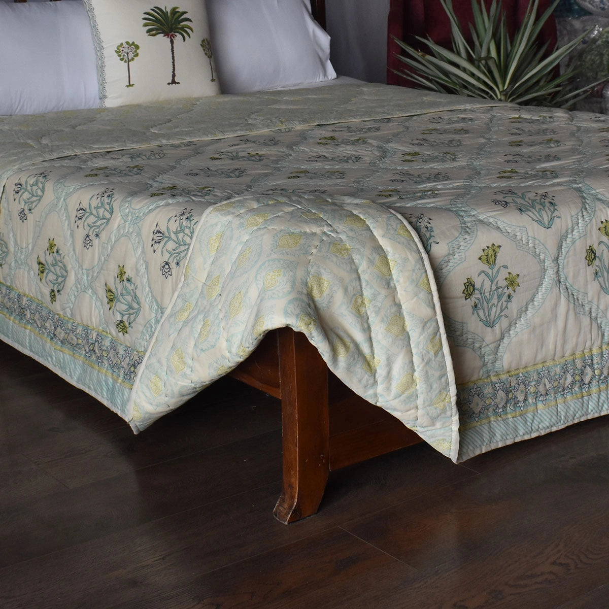 Reversible Printed Cotton Razai Double