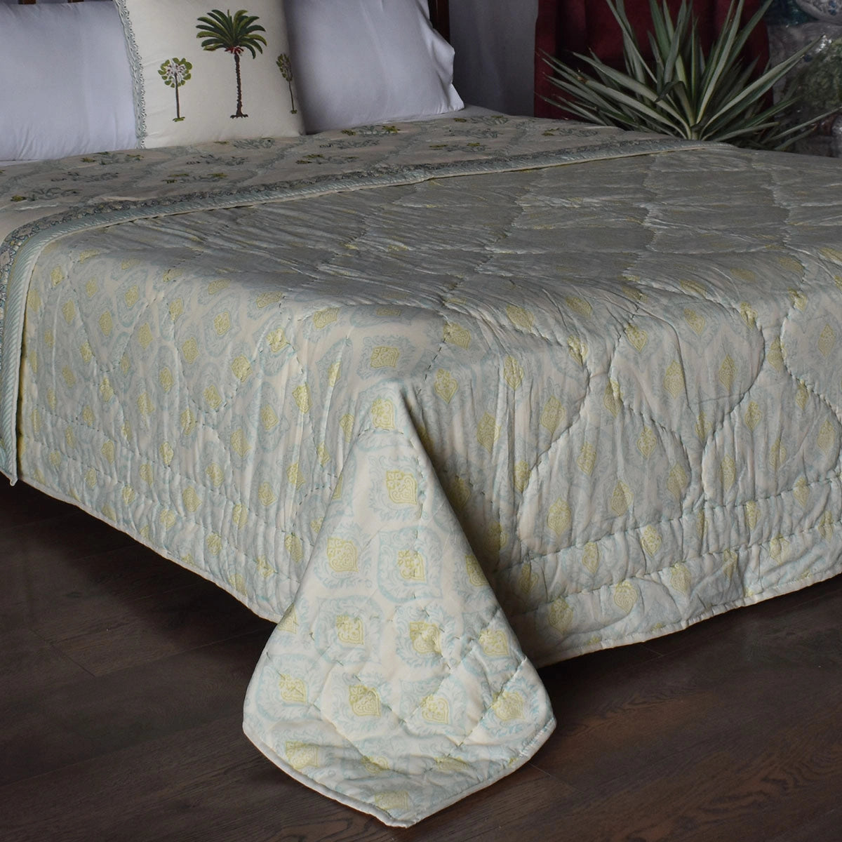 Reversible Printed Cotton Razai Double