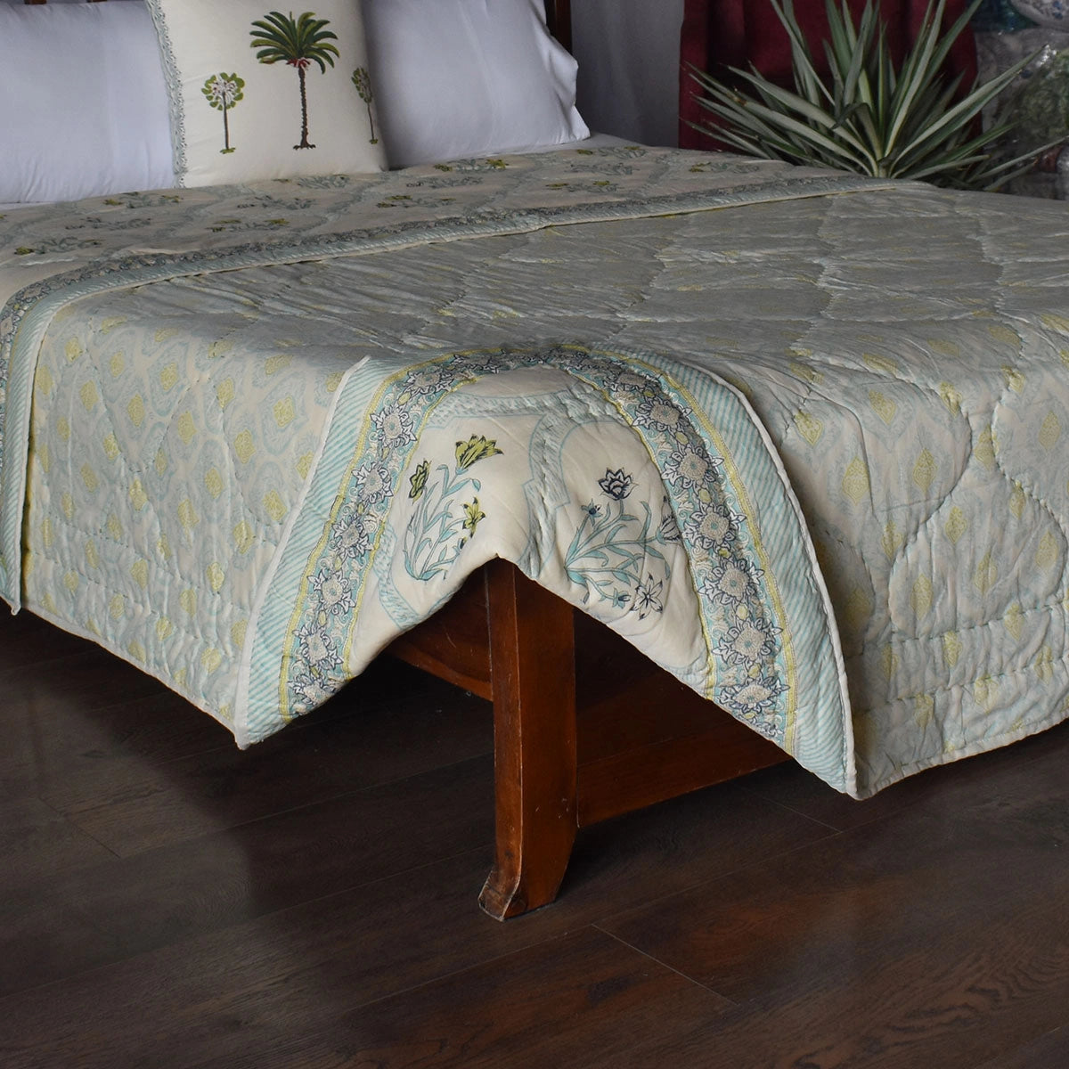 Reversible Printed Cotton Razai Double