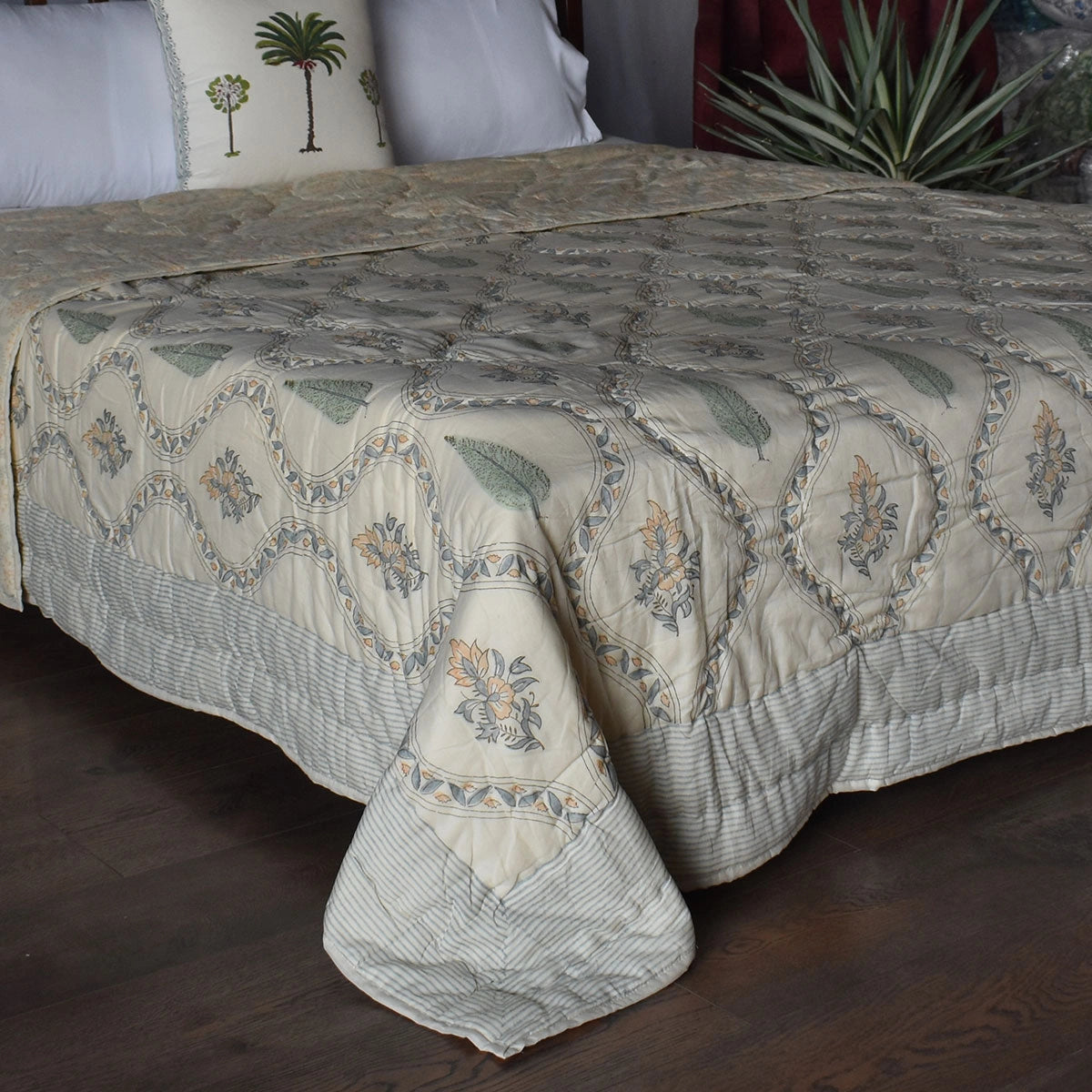 90 X 108 Inch Cotton Double Quilt