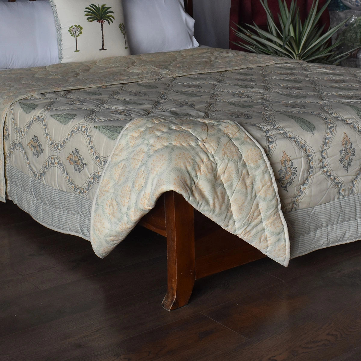 90 X 108 Inch Cotton Double Quilt