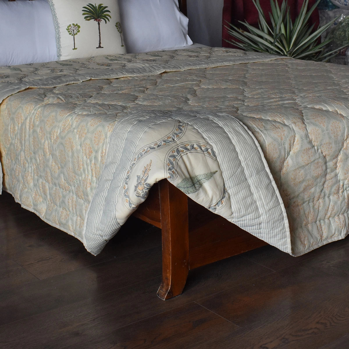 90 X 108 Inch Cotton Double Quilt