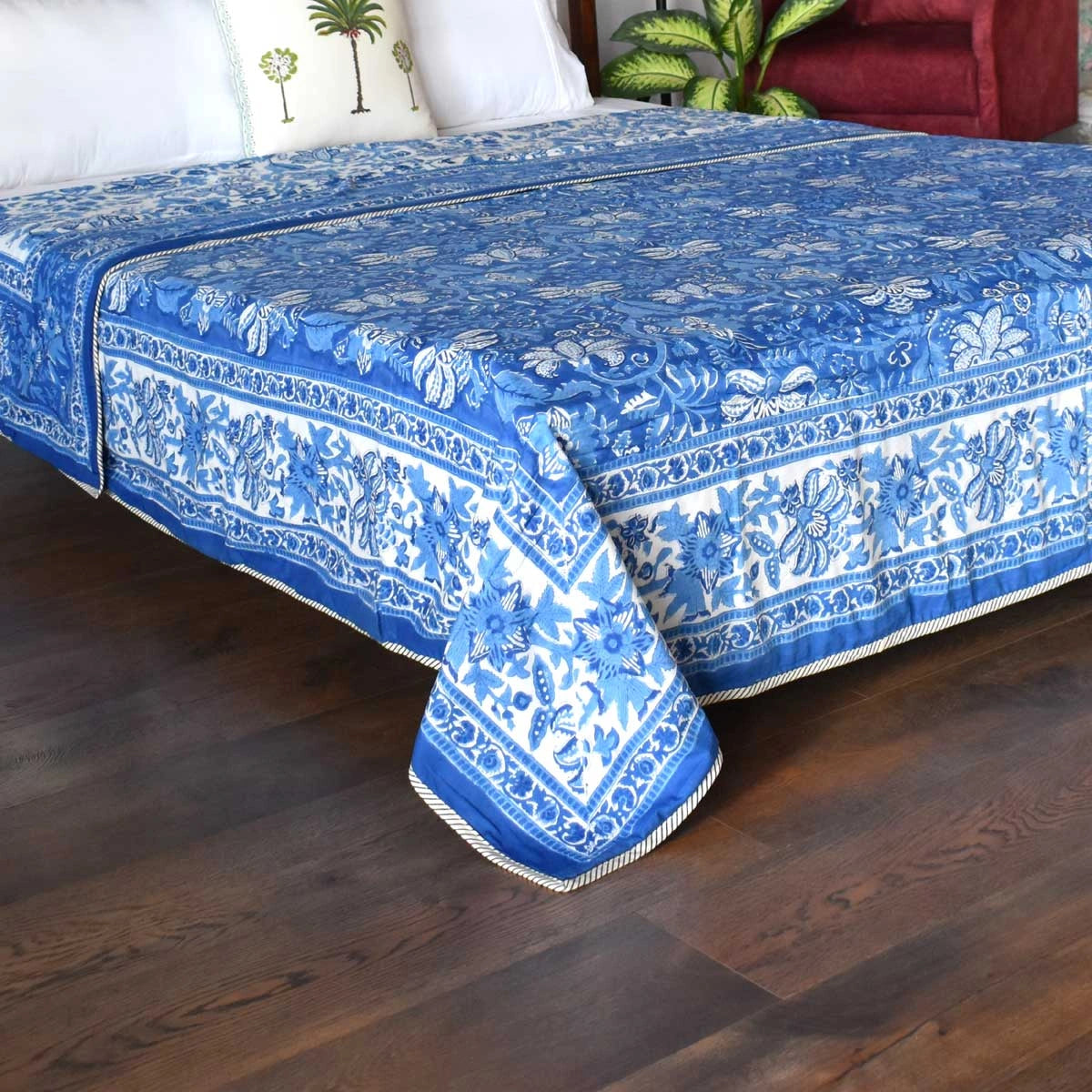Double Size AC Blanket | Anarkali Blue 501540
