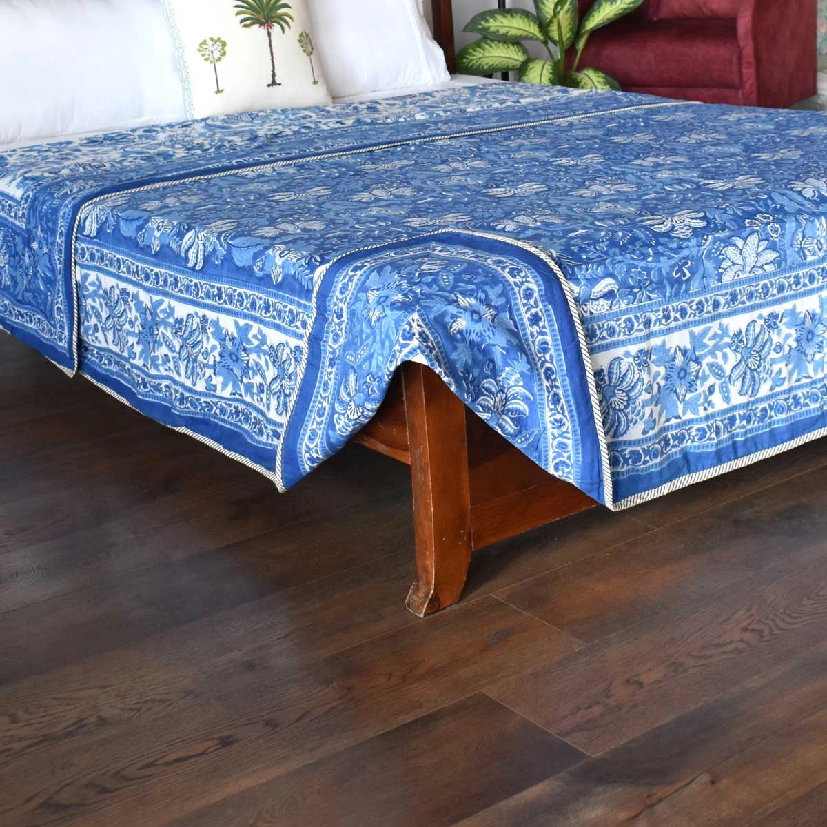 Double Size AC Blanket | Anarkali Blue 501540